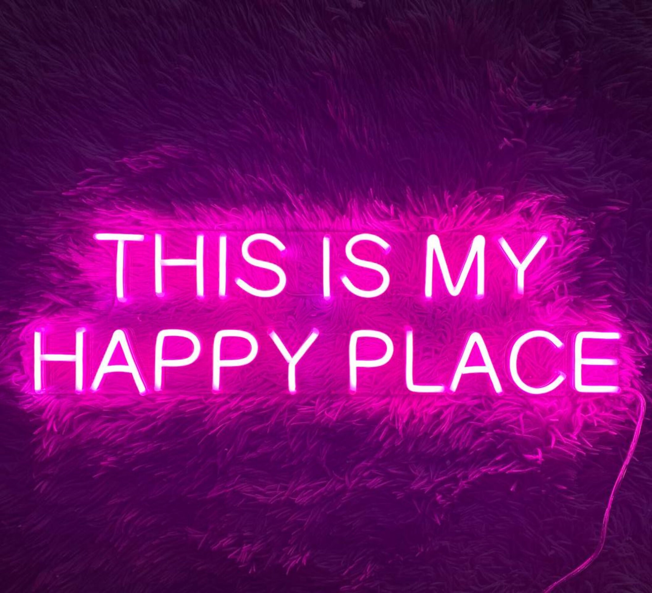 This Is My Happy Place Neon Signs