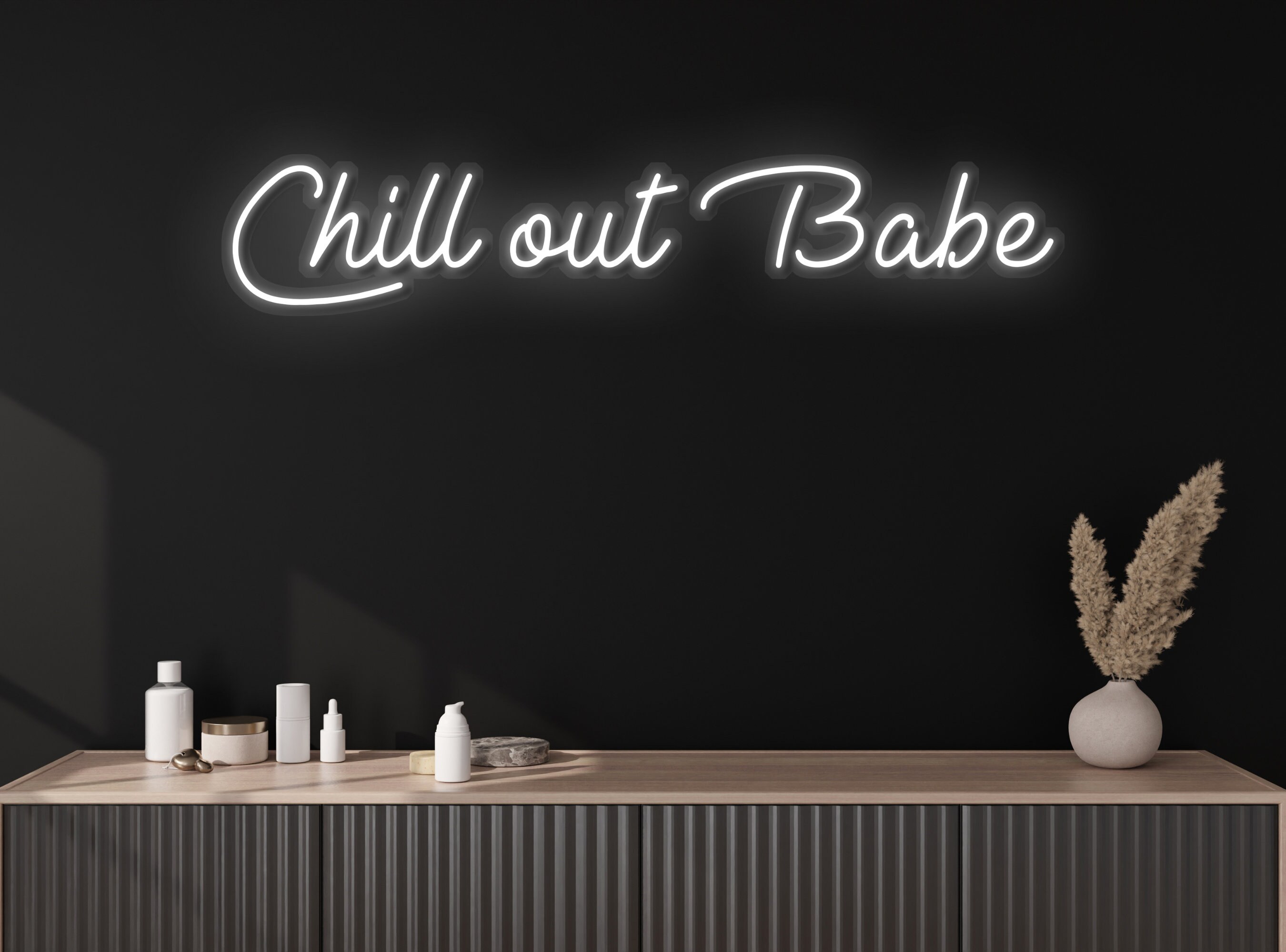 Chill Out Babe Neon Sign Neon Letters