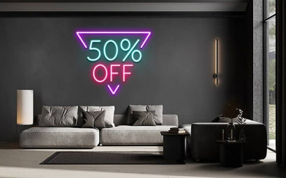 Sale Off Neon Sign For Store Decor
