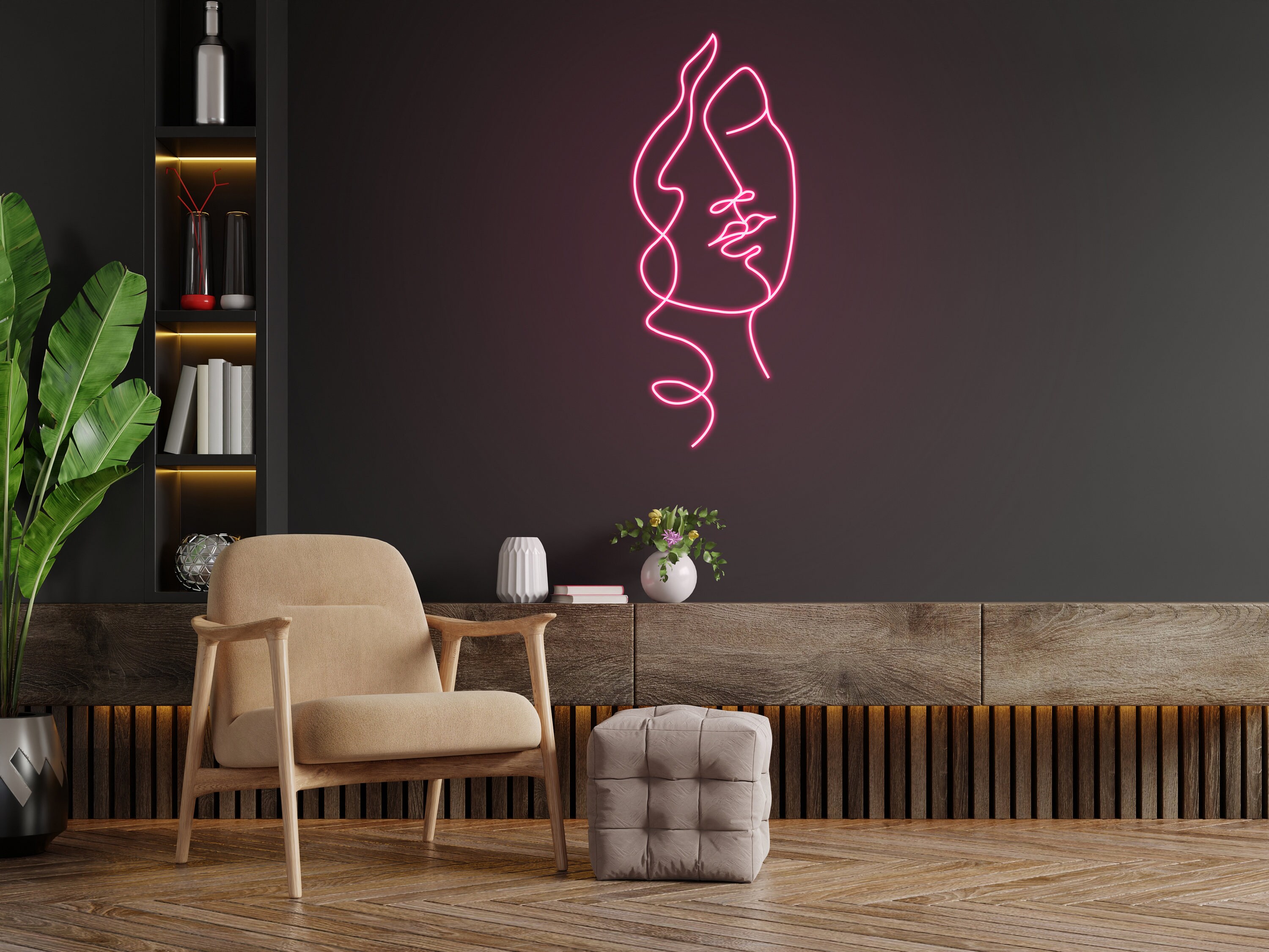 Woman Neon Signs Wall Signage