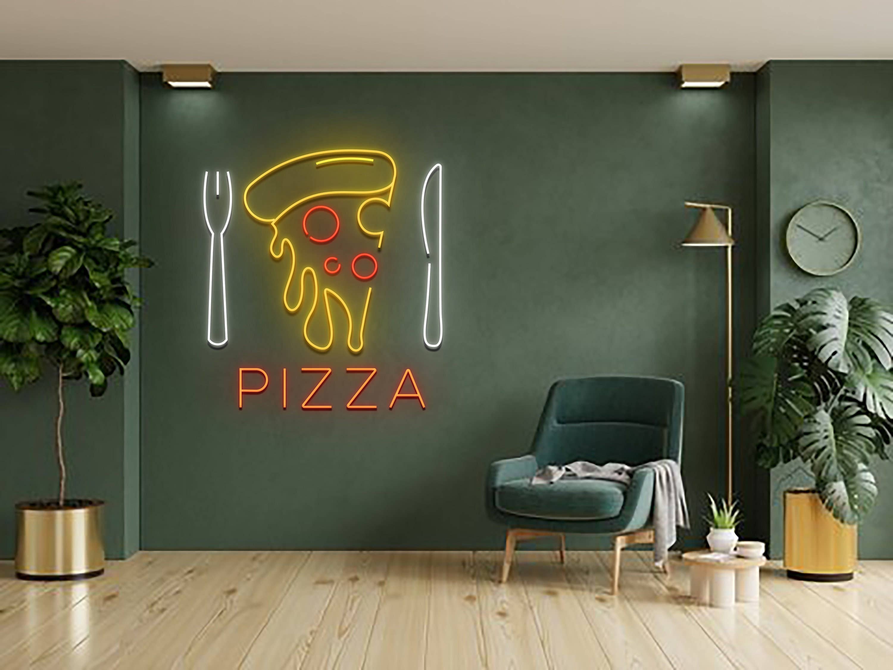 Pizza Open Neon Sign Restaurant Led Signboard