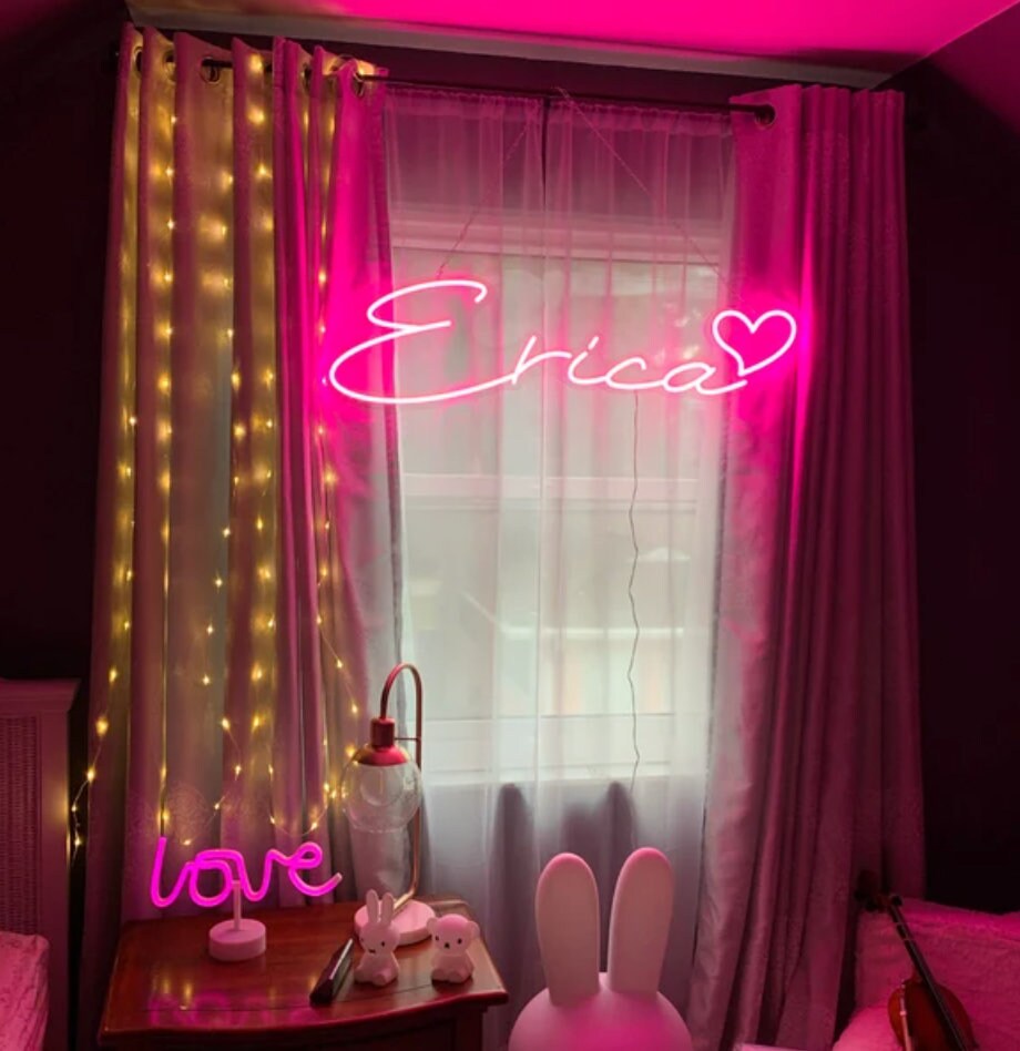 Custom Name Neon Sign Wall Art Decor Gift