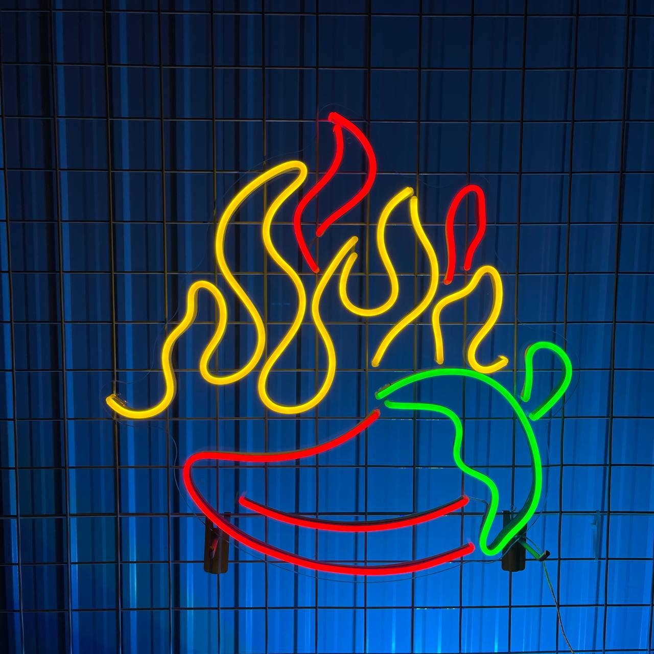 Spicy Food Neon Signs Korean Mexican Food Restaurant Decor
