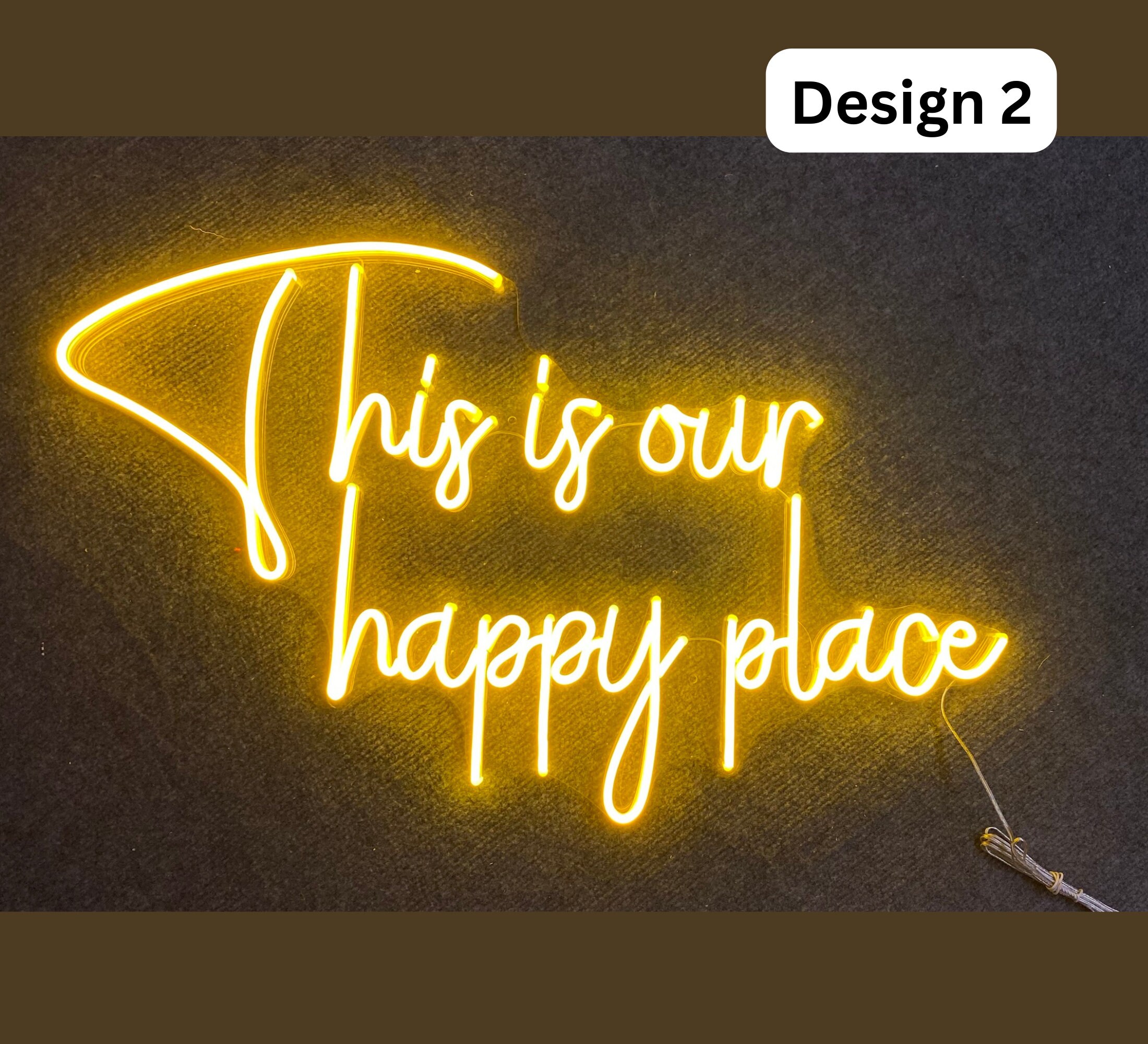 This Is My Happy Place Neon Signs