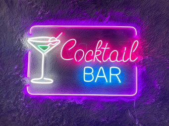 Cocktails Bar Neon Signs Decor Gift