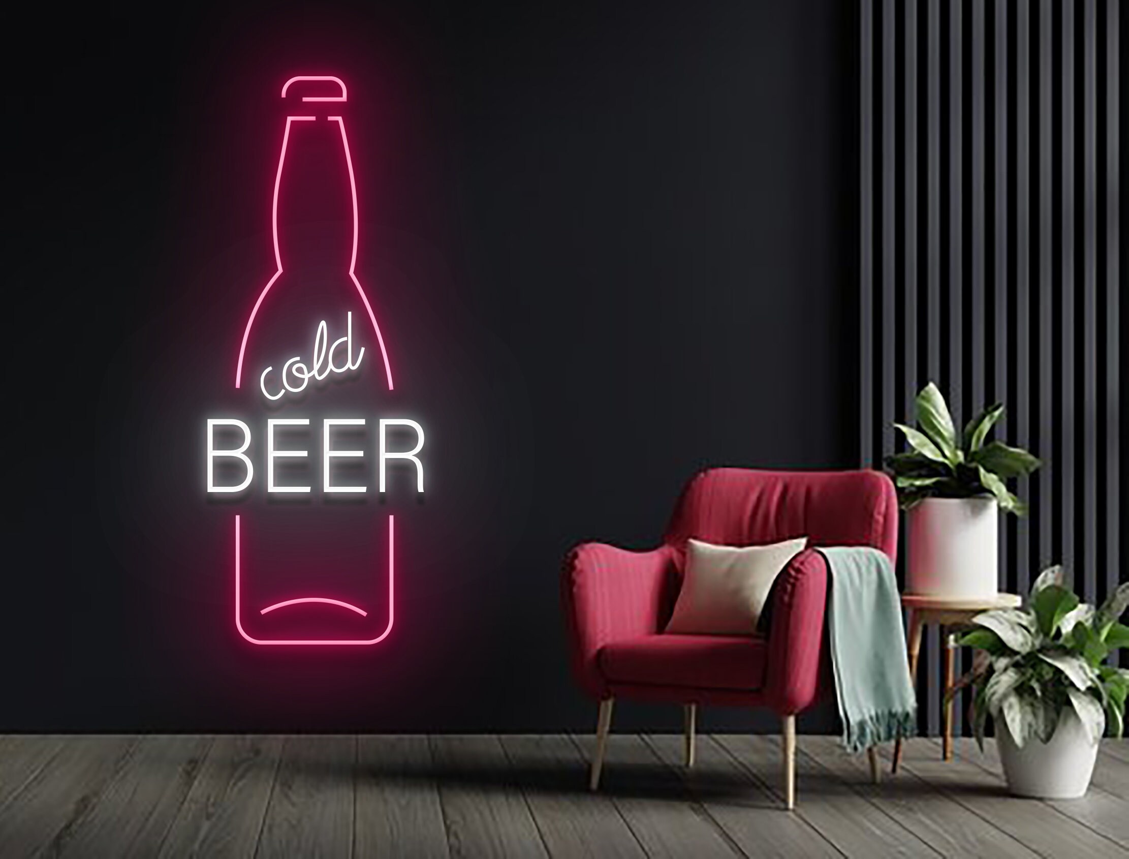 Cold Beer Party Pub Neon Signs