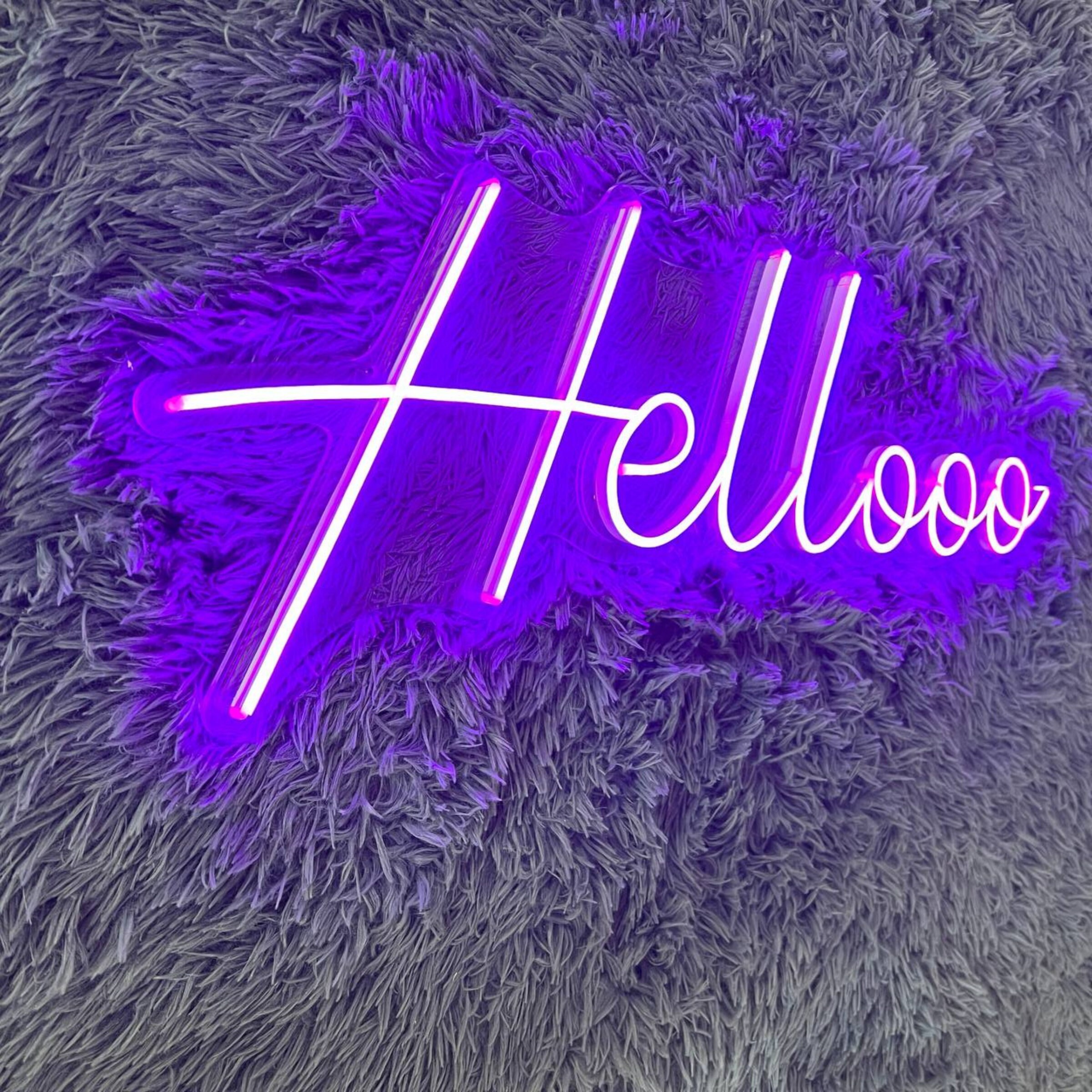 Hello Welcome Open Neon Signs Letters Decor
