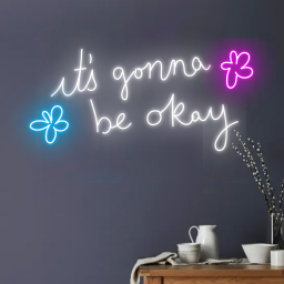 It's Gonna Be Okay Neon Sign Long-lasting Lights Wall Decor