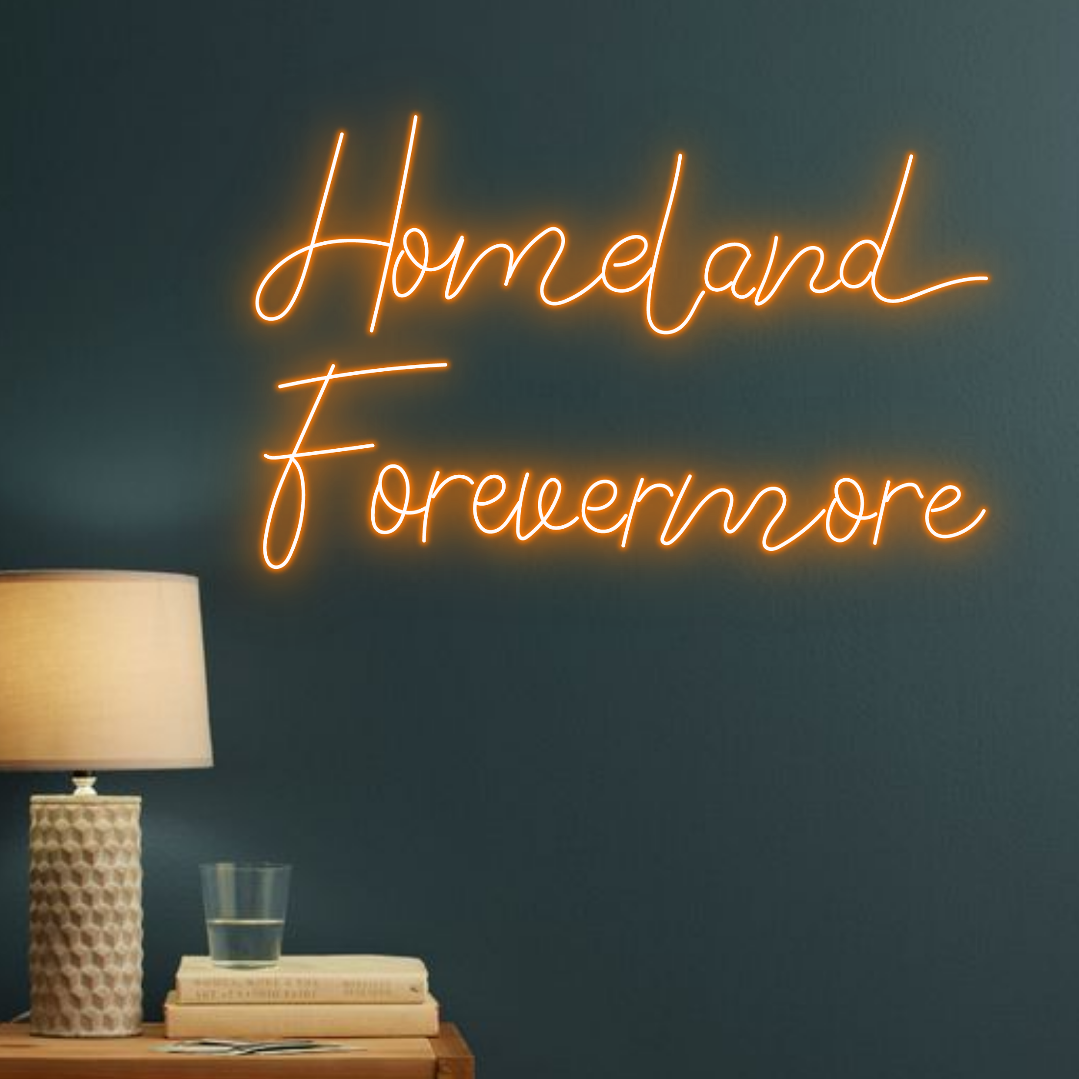 Homeland Forever More Neon Sign Long-lasting Wall Decor