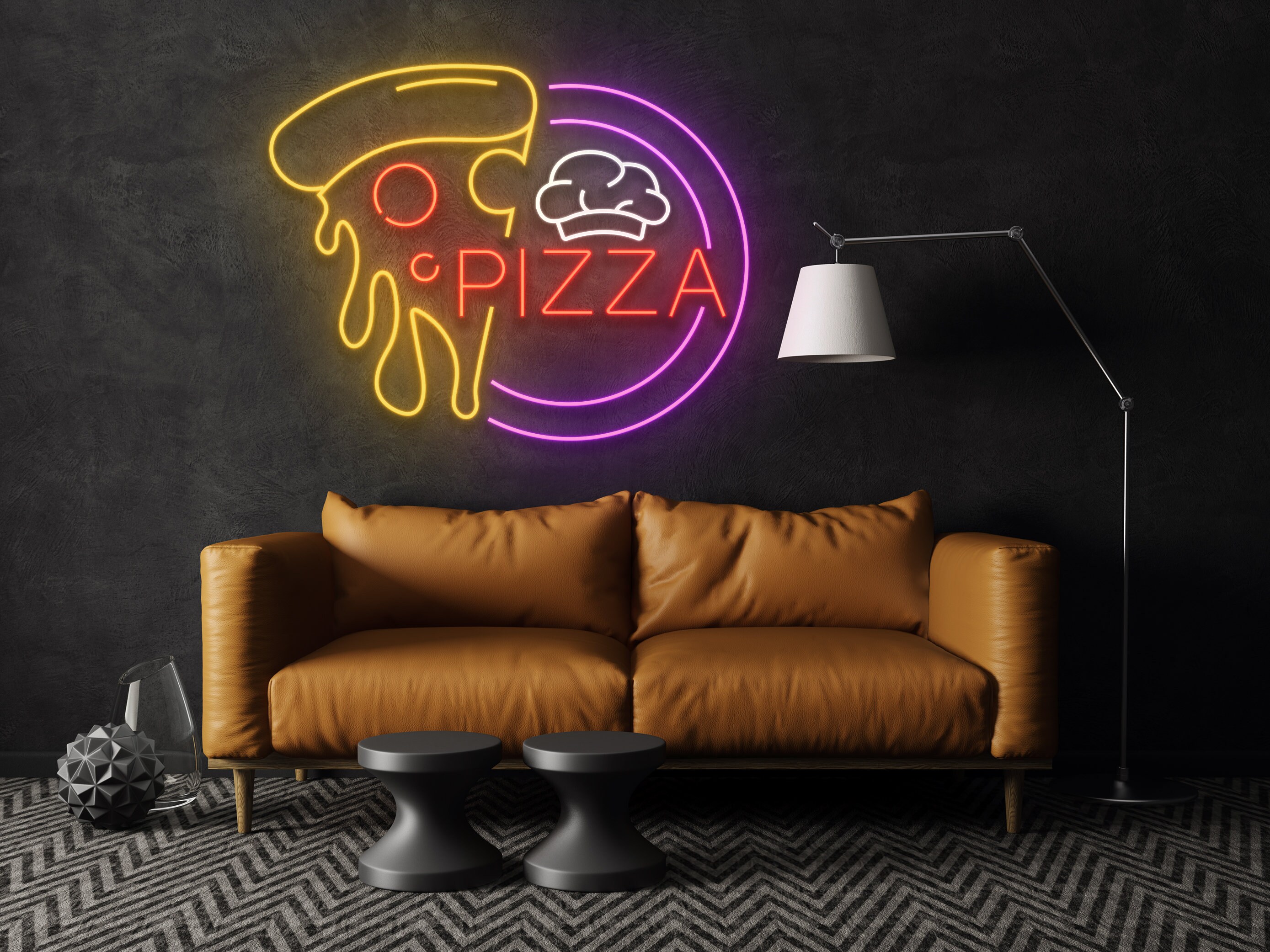 Pizza Neon Sign Restaurant Decor