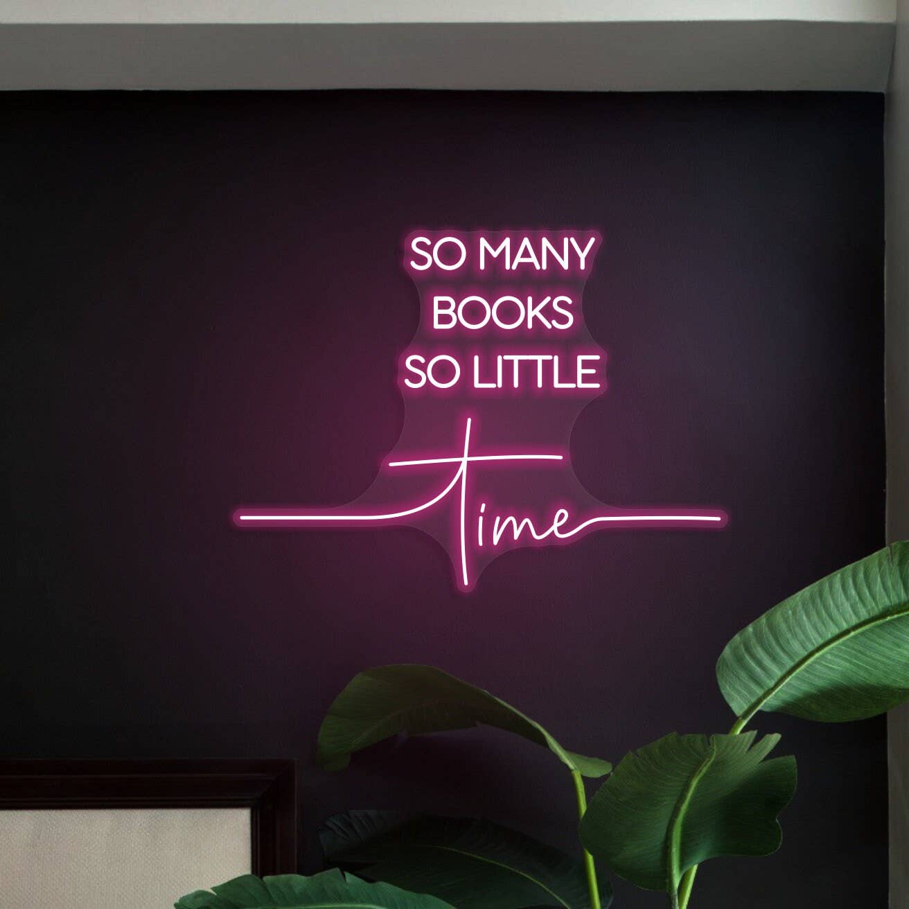 Book Quote Neon Sign Lights Decor for Book Lover