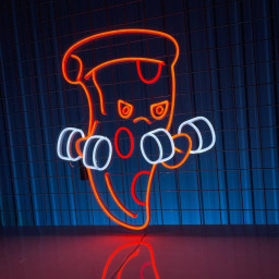Pizza Lift The Weight Neon Sign Pizza Store Light Decor
