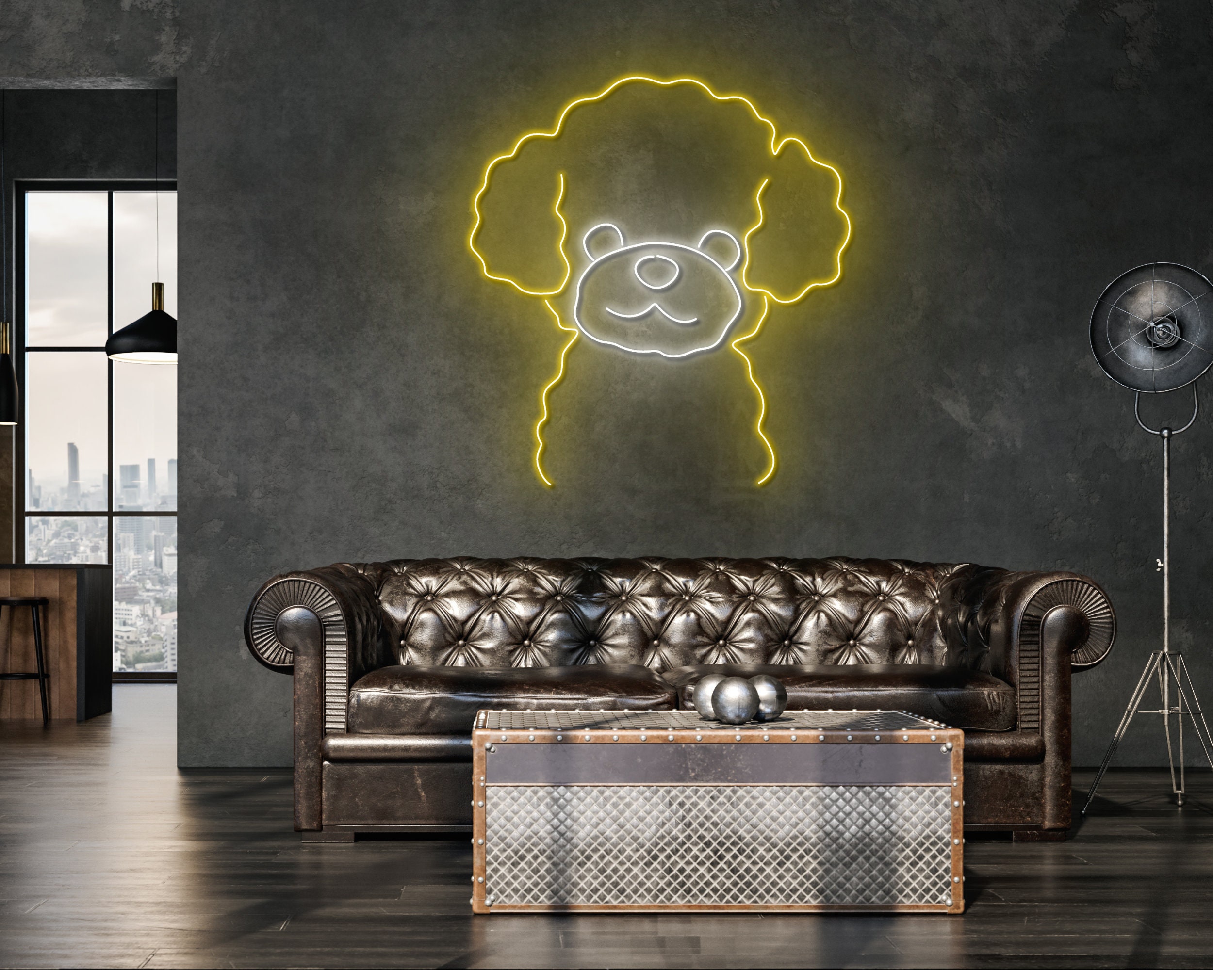 Poodle Dog Neon Sign