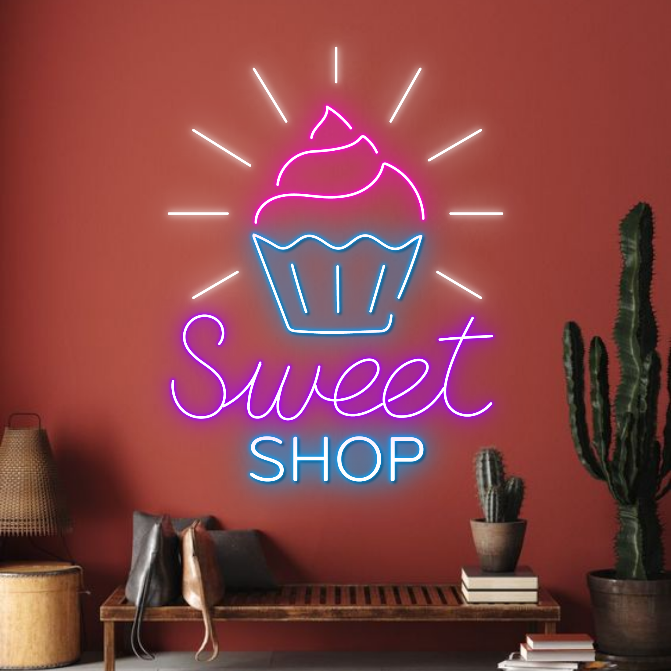 Custom Sweet Shop Neon Sign Bakery Store Decor Signboard