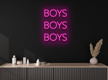 Boys Neon Sign Wall Art Decor