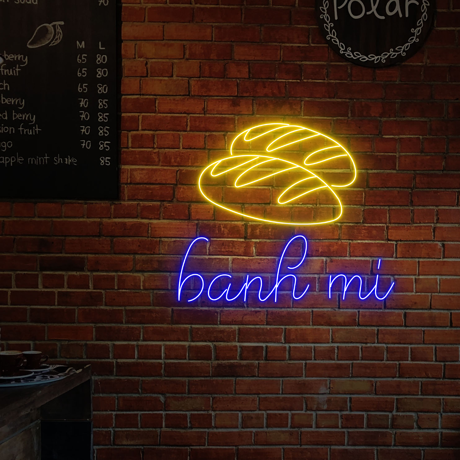Banh Mi Neon Sign Vietnamese Food Restaurant Wall Decor