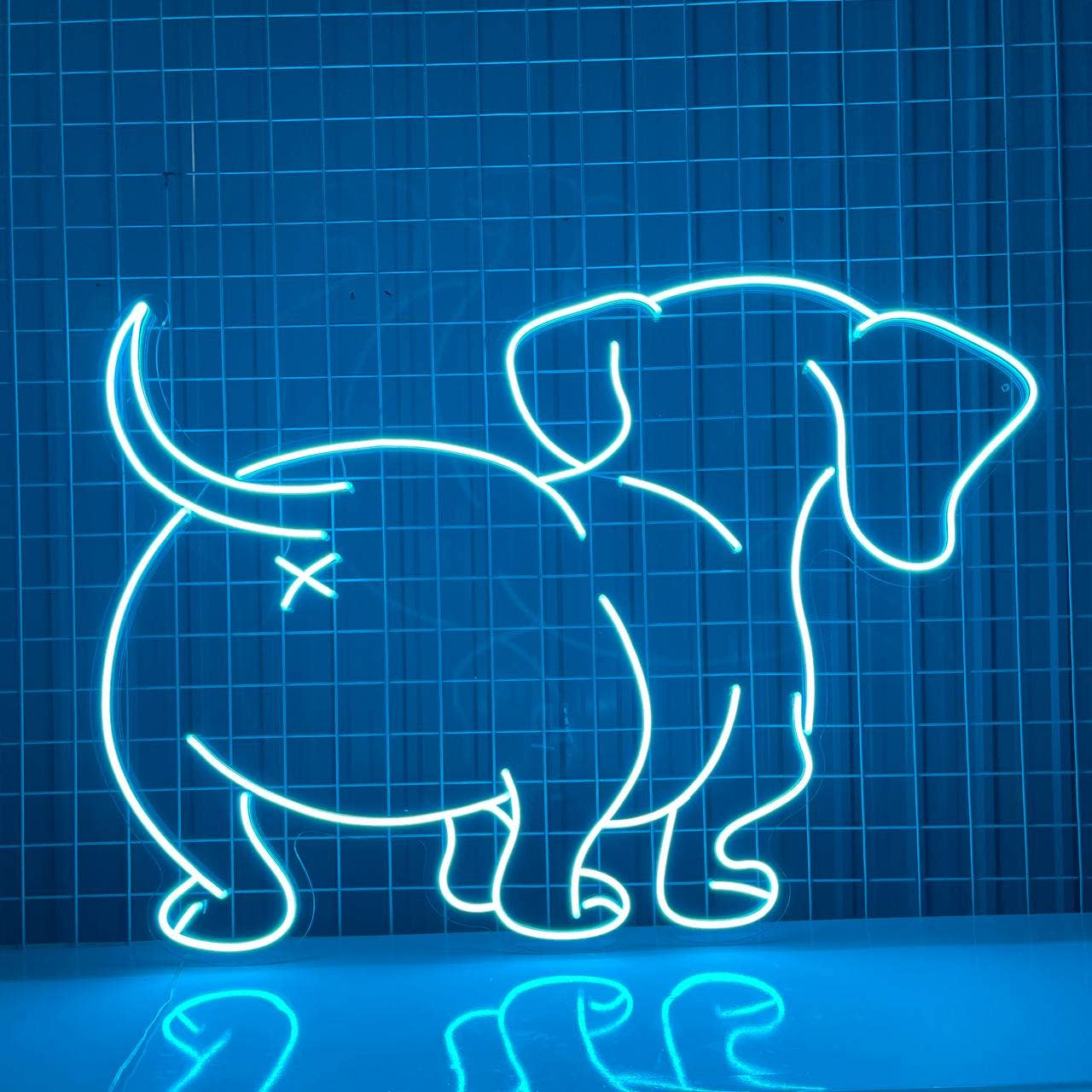 Dachshund Butt Neon Sign Animal Wall Decor