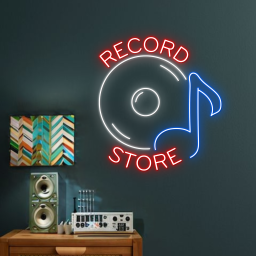 Record Studio Neon Sign Studio Long-lasting Wall Decor