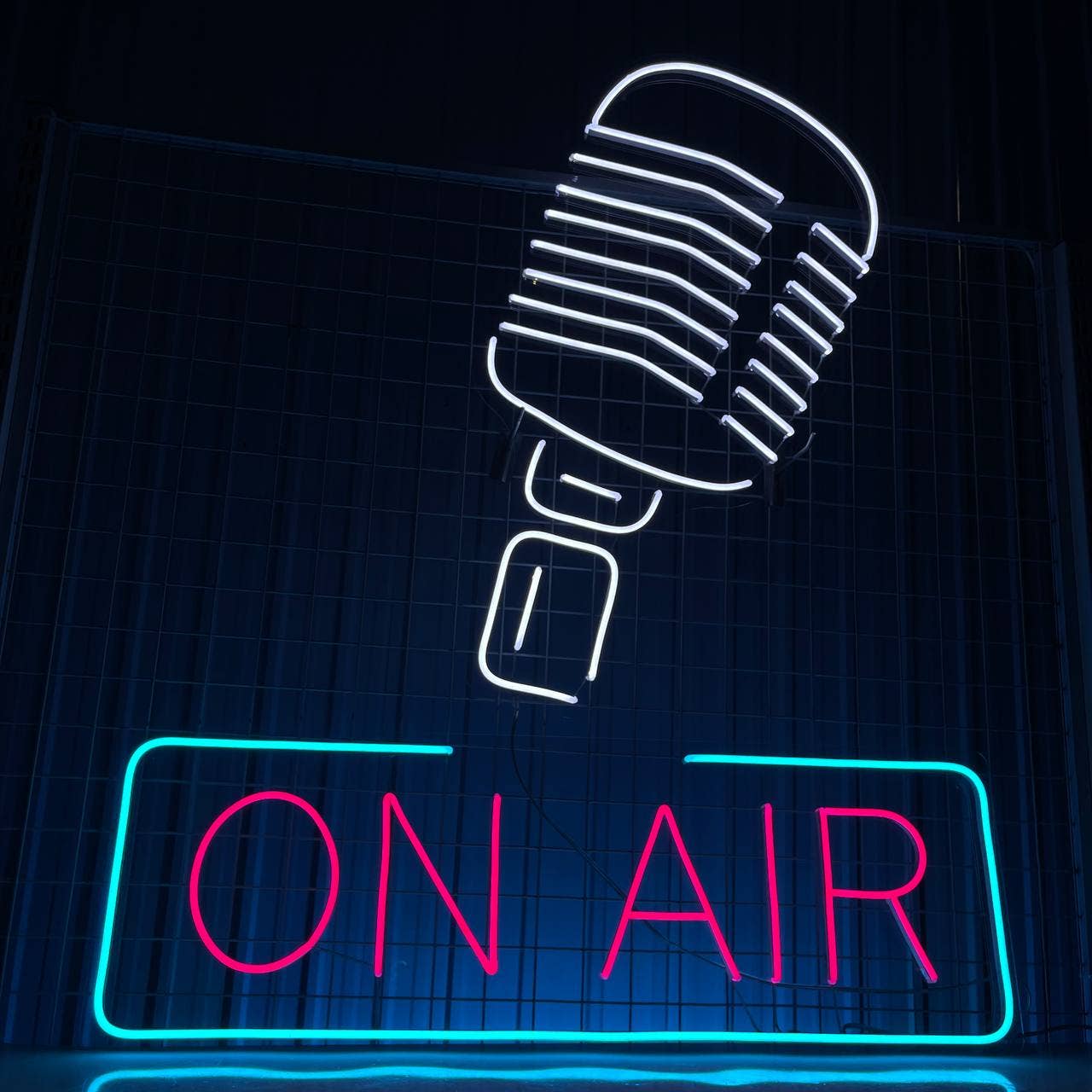 On Air Neon Sign Podcast Studio Signboard Decor