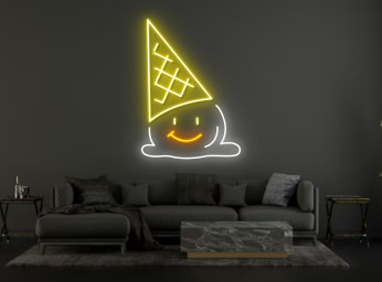 Ice Cream Smile Neon Sign