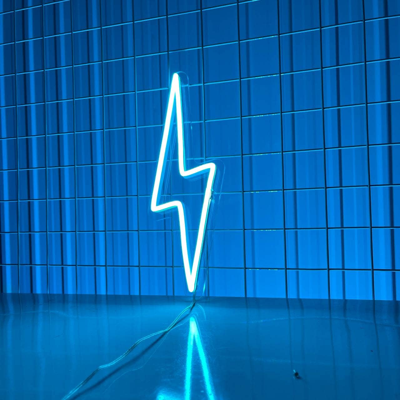 Flash Neon Signs Thunder Long-lasting Lights Wall Decor