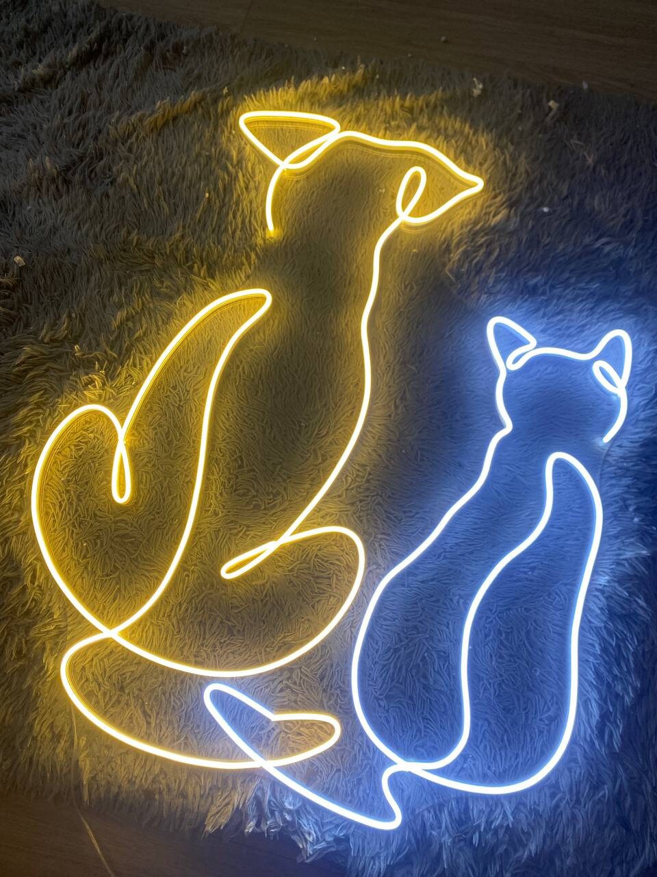 Dog and Cat Neon Signs Decor sign