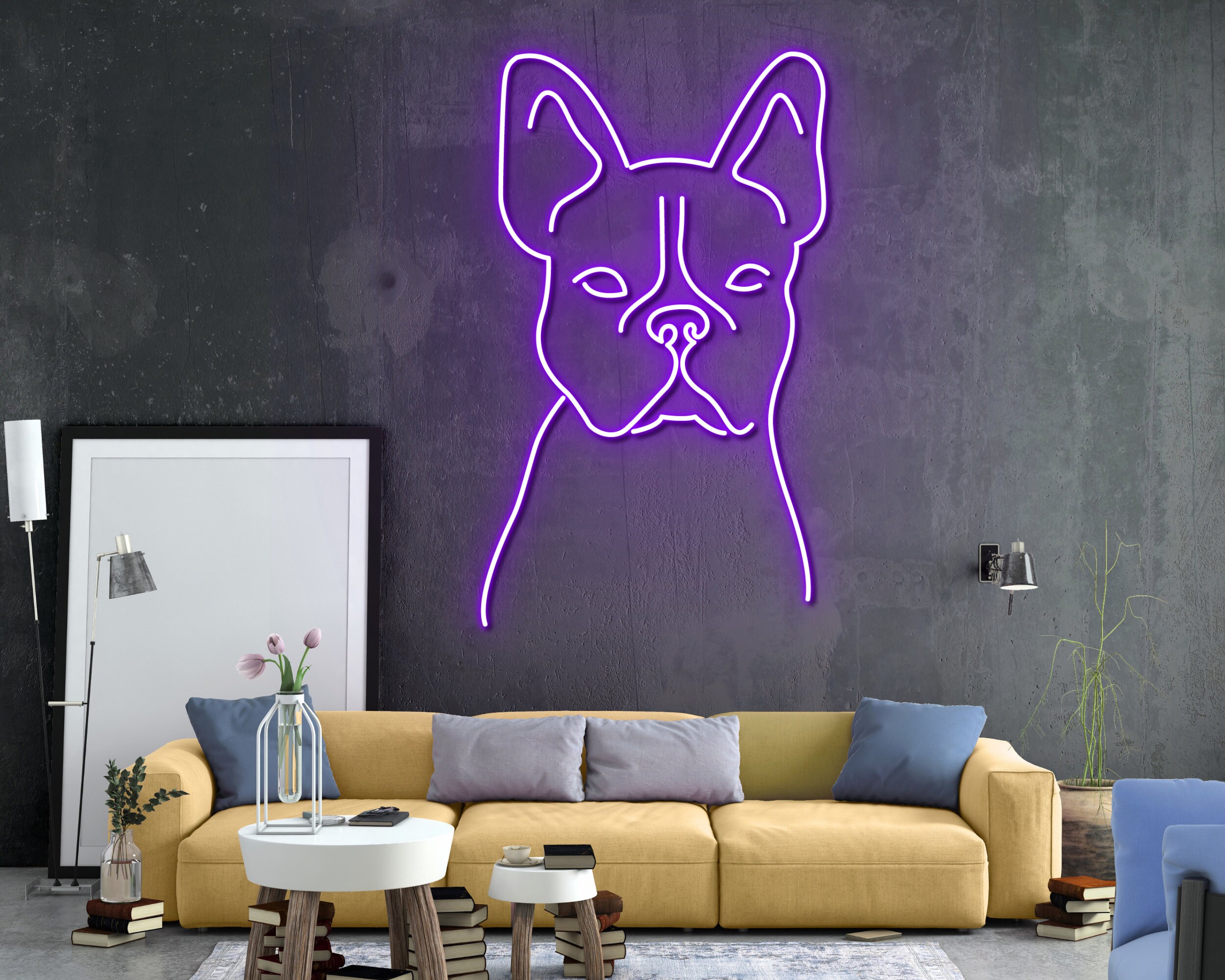 Pug Decor Gift Neon Sign