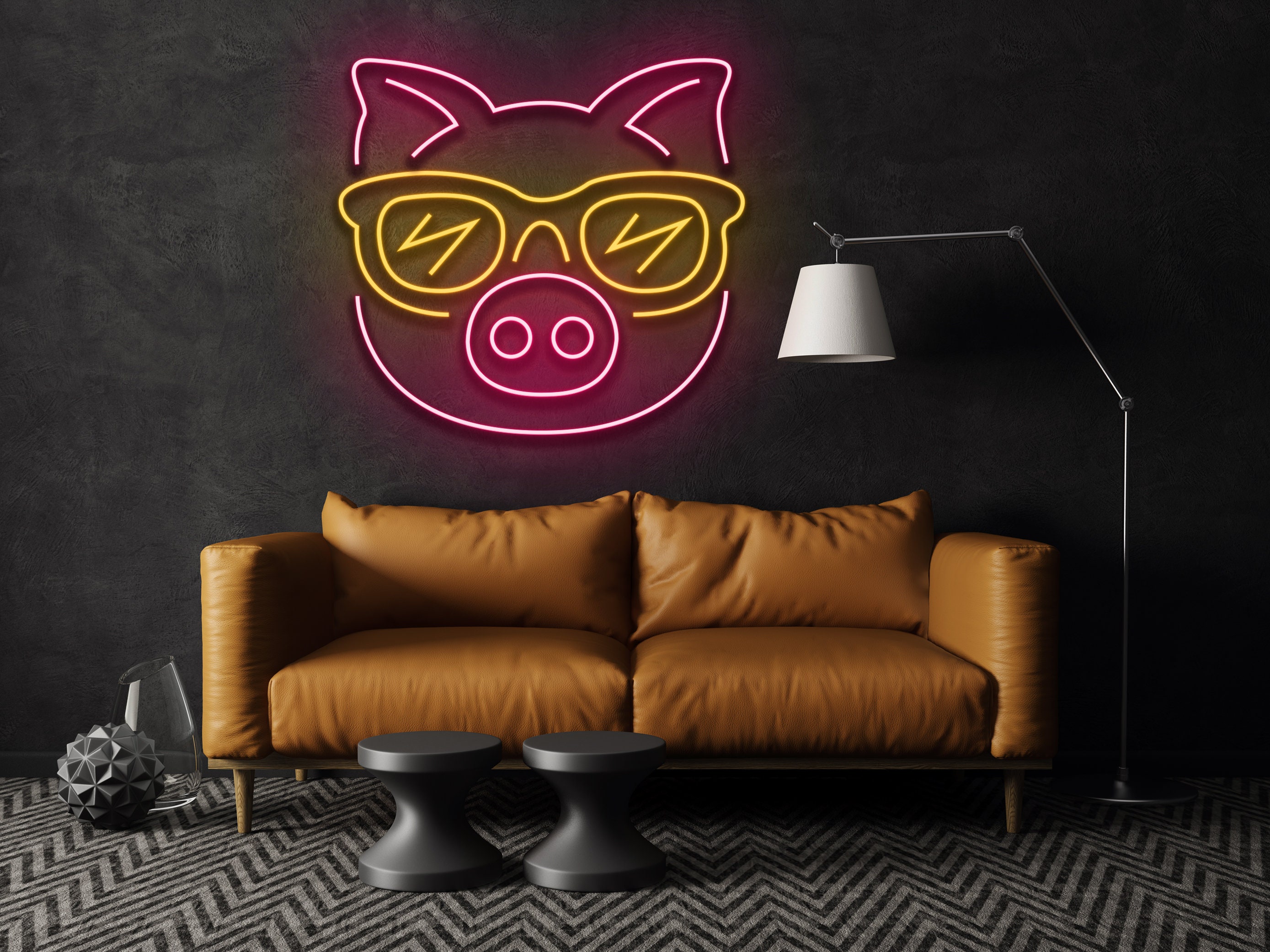 Cool Pig Neon Sign