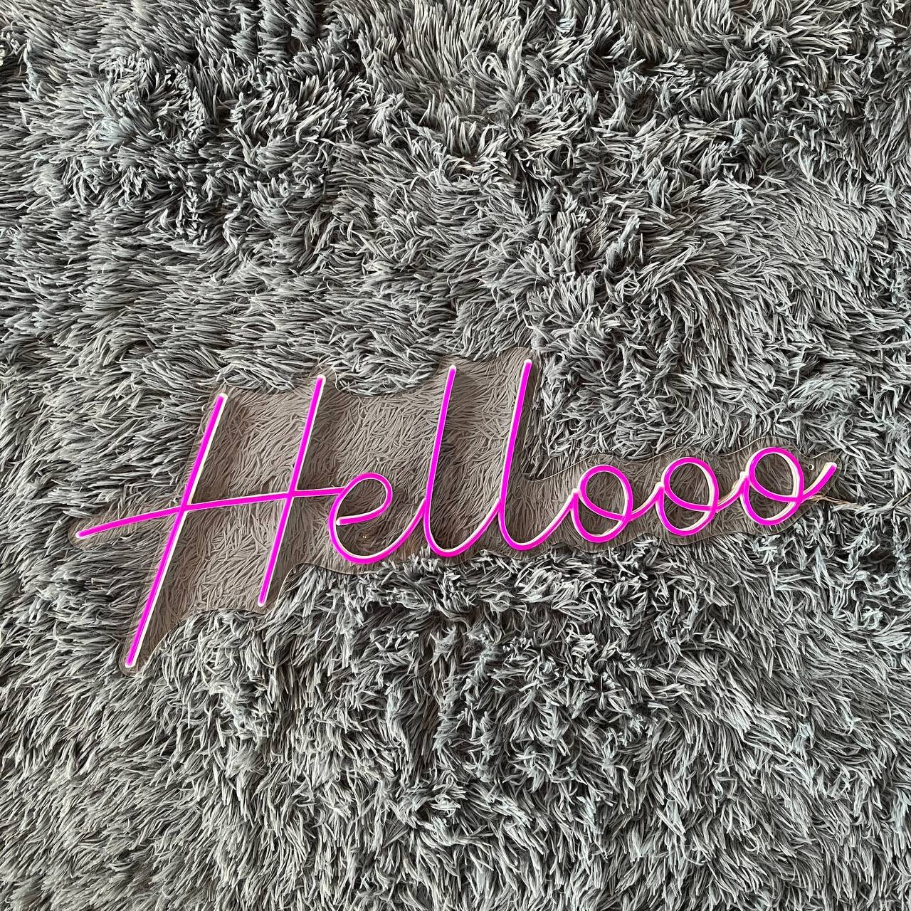 Hello Welcome Open Neon Signs Letters Decor