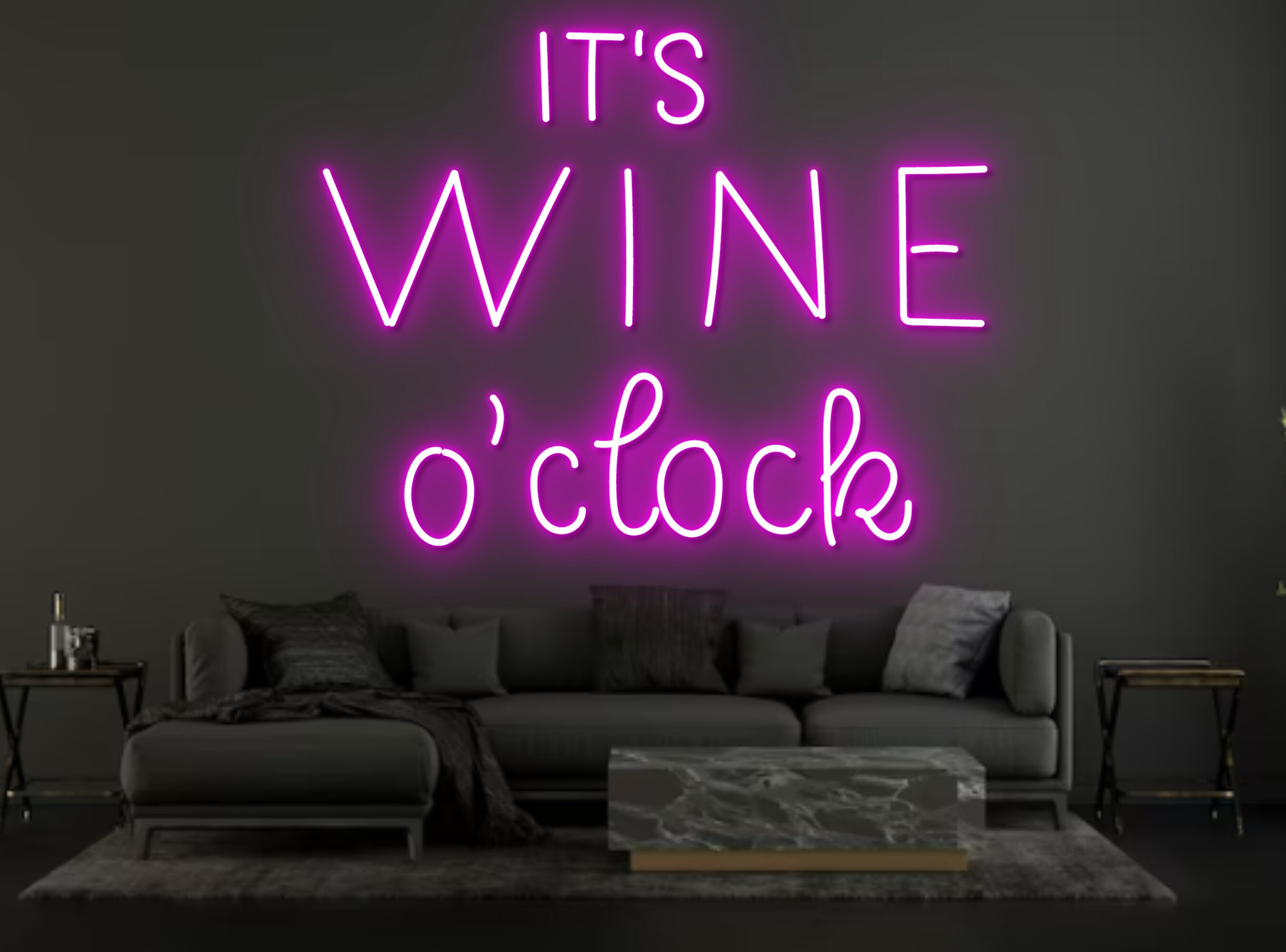 It's Wine O Clock Neon Sign