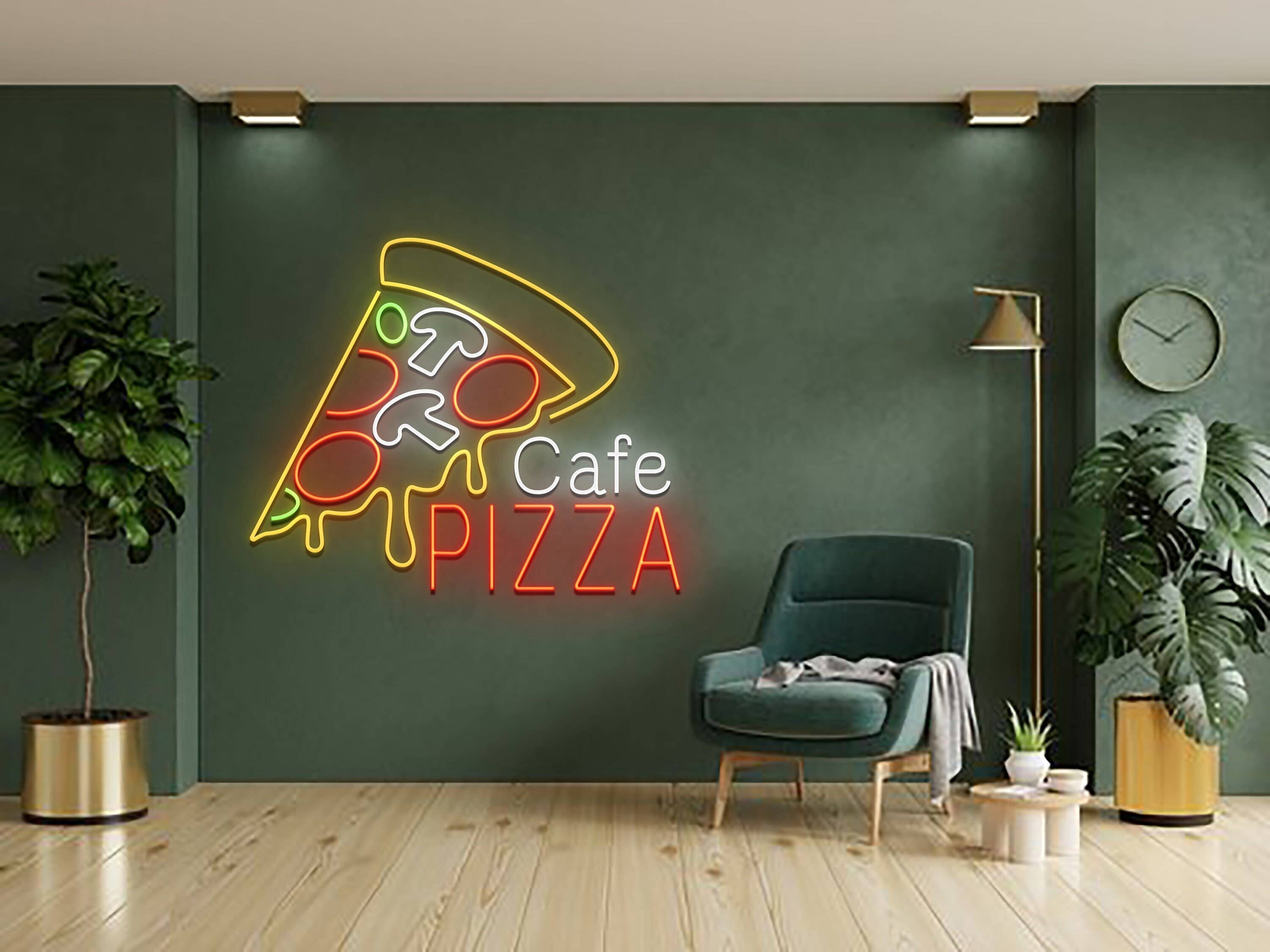 Pizza Wall Deco Neon Sign Restaurant Led Signboard