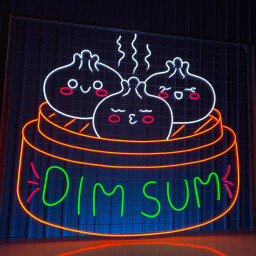 Dim Sum Neon Signs Chinese Dim Sum Restaurant Wall Decor