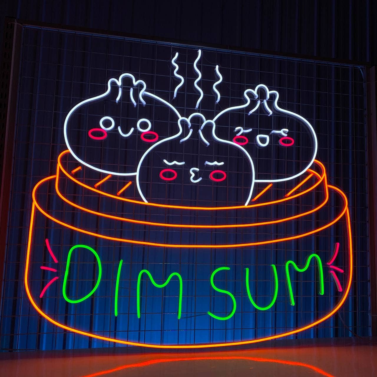 Dim Sum Neon Signs Chinese Dim Sum Restaurant Wall Decor