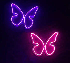 Butterfly Neon Signs Home Decor Party Decor