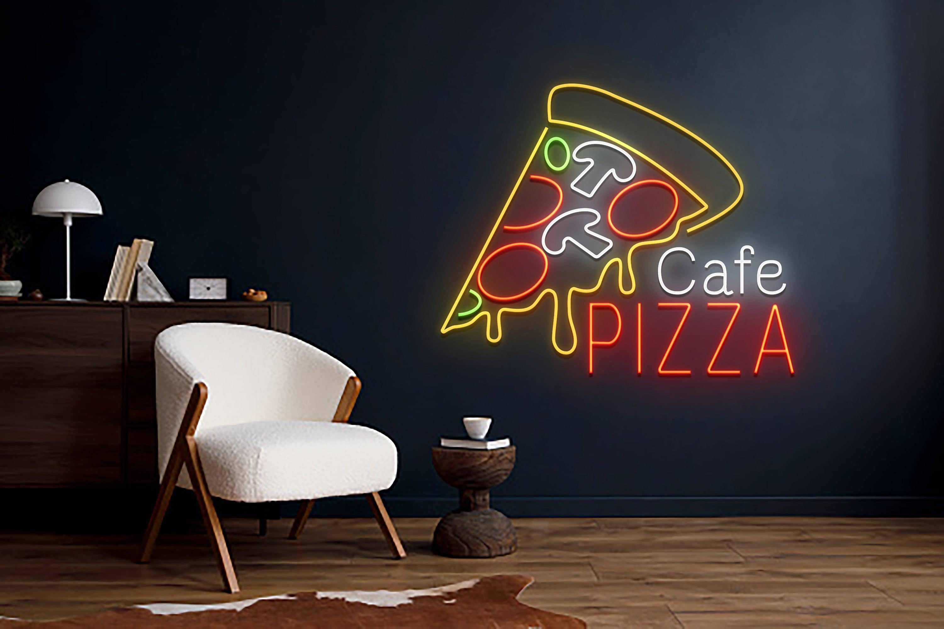 Pizza Wall Deco Neon Sign Restaurant Led Signboard