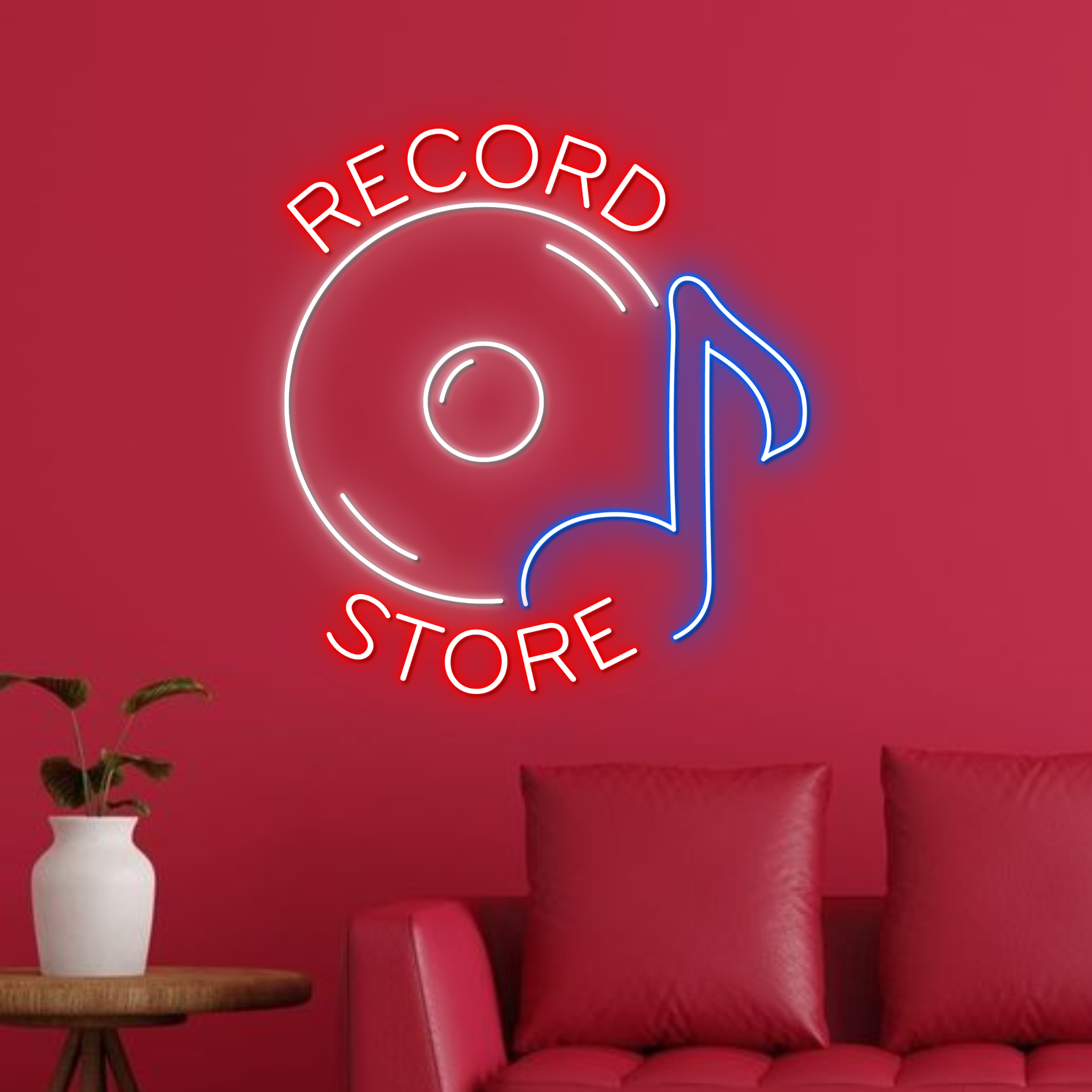 Record Studio Neon Sign Studio Long-lasting Wall Decor