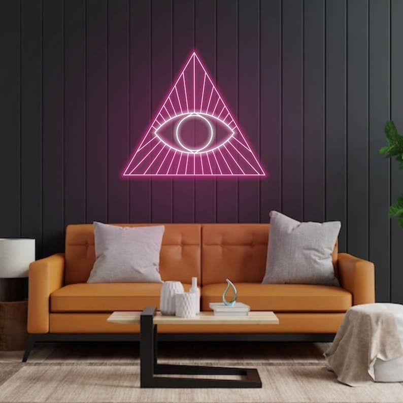 Eye Neon Signs Prophetic Eyes Led Sign