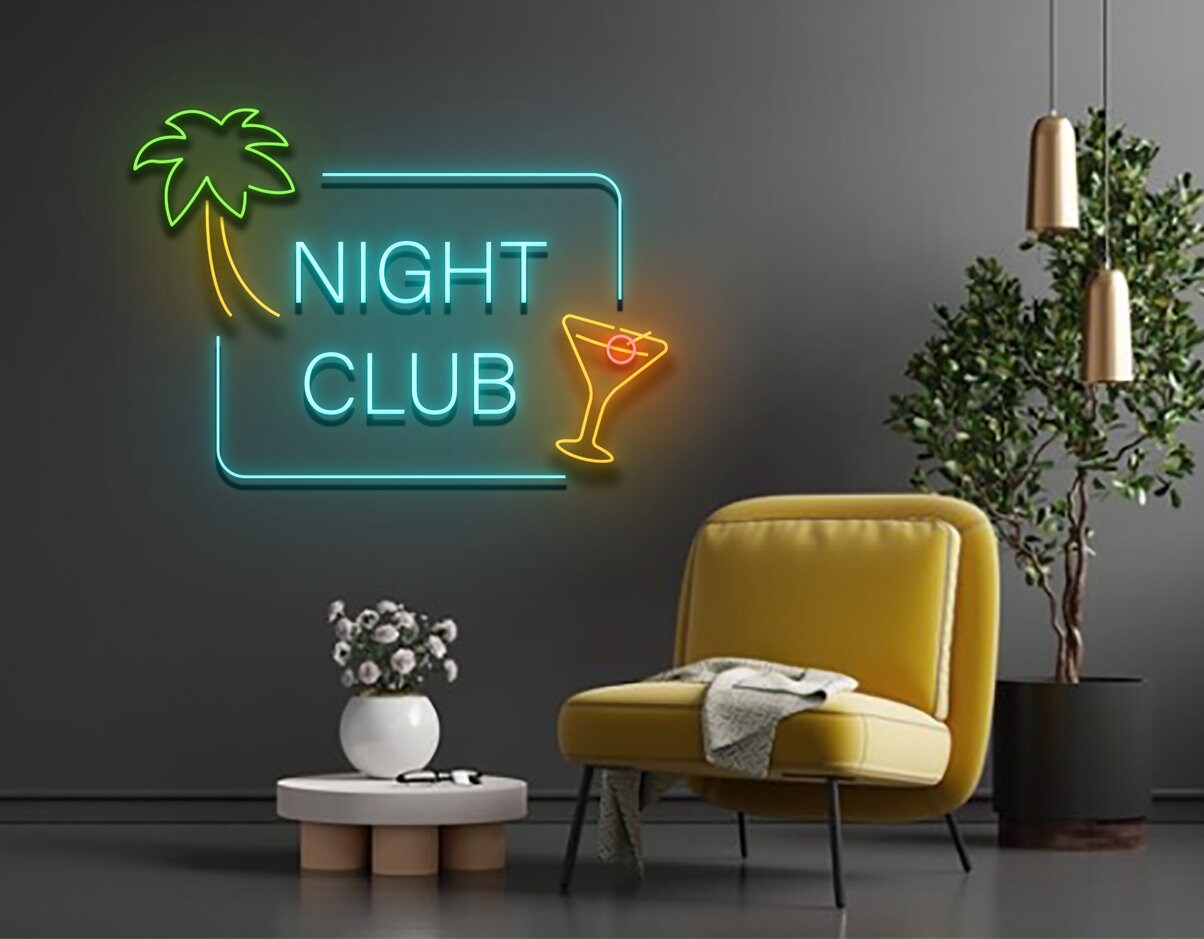 Night Club Neon Sign Bar Club Wall Decor