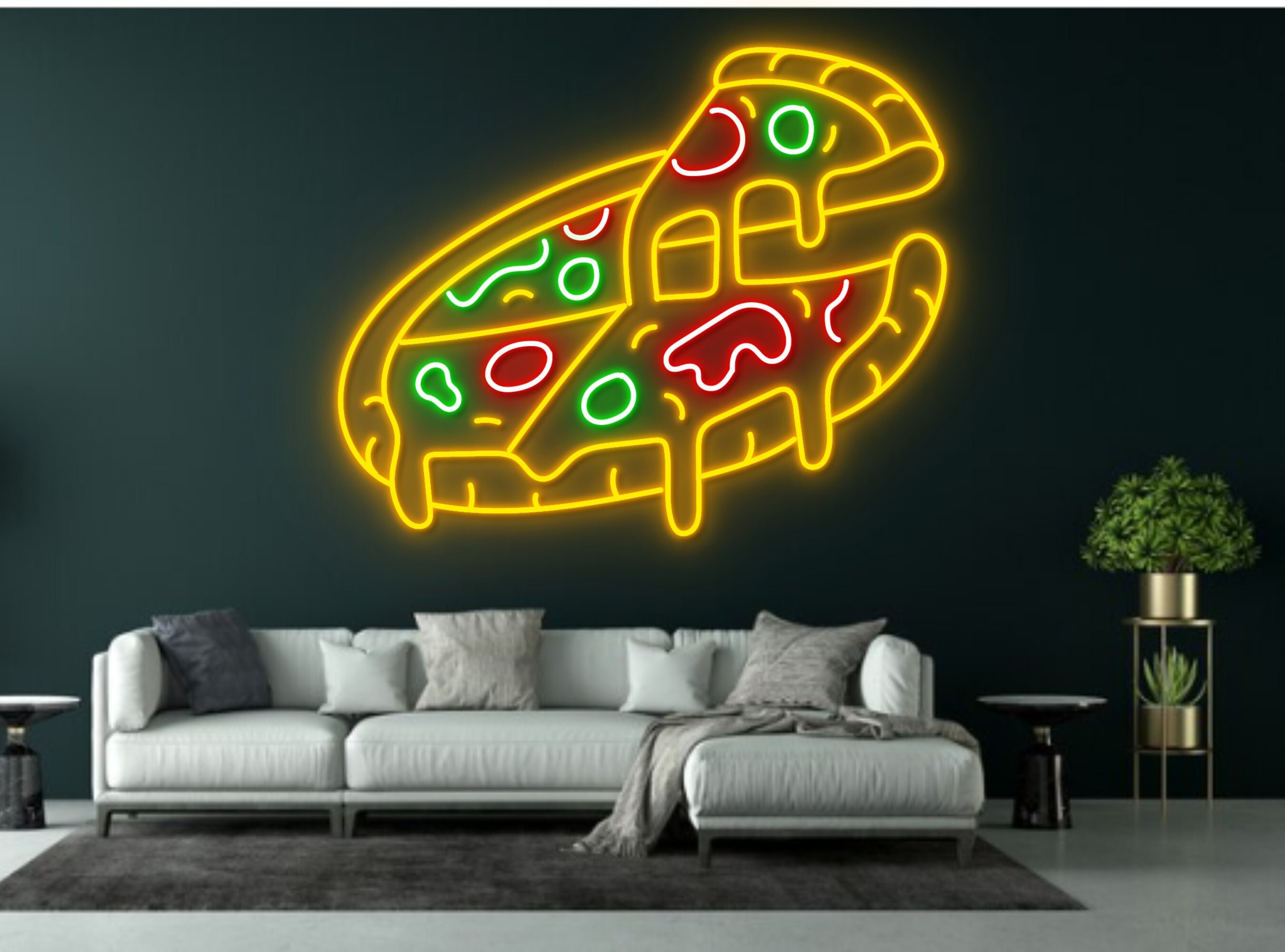 Pizza Neon Sign Wall Decoration Gift