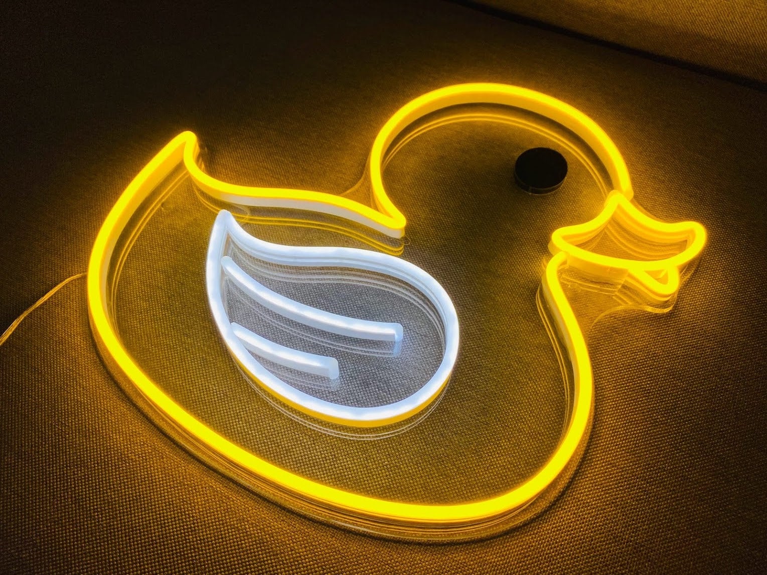 Duck City Neon Sign