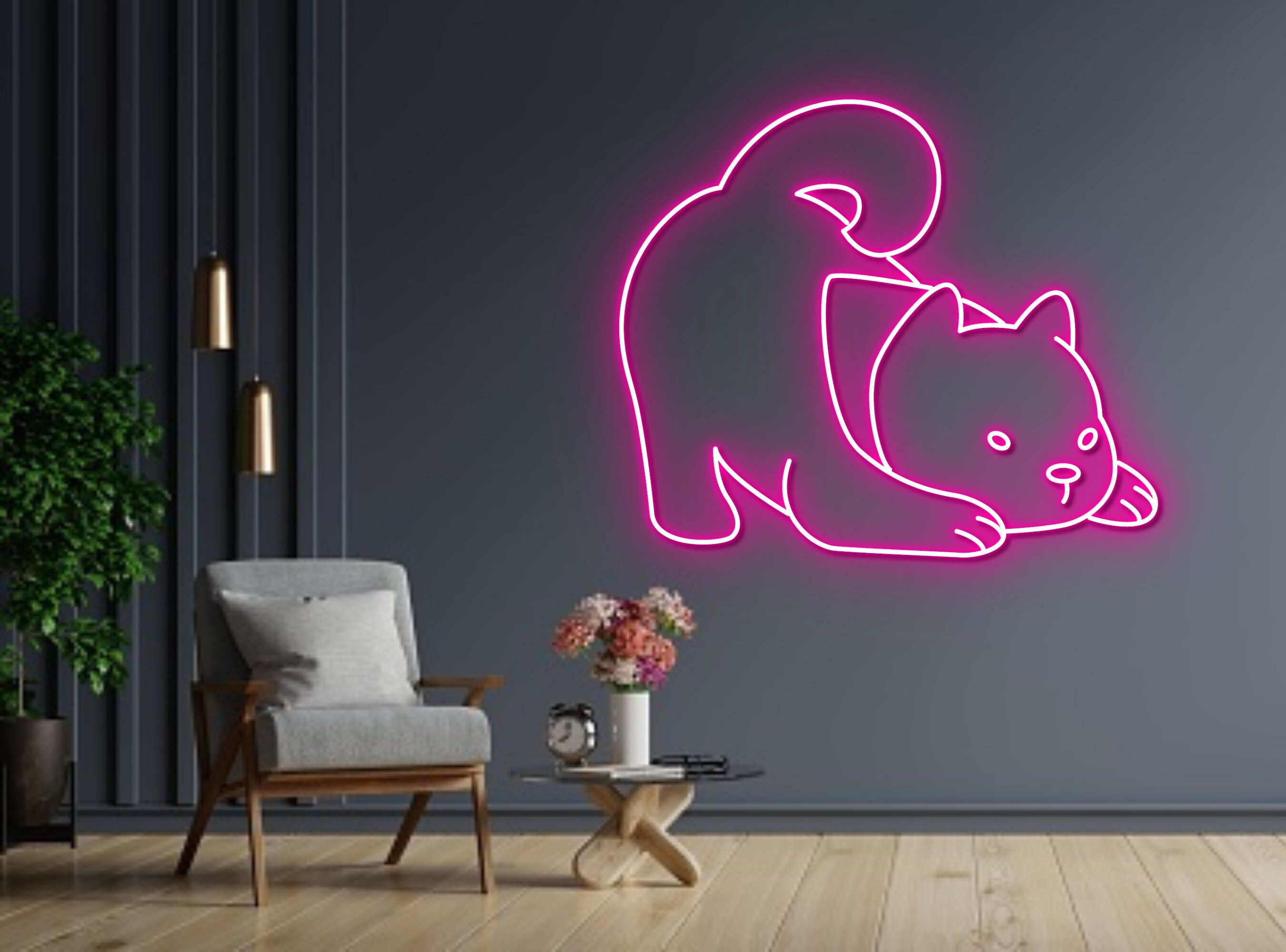 Shiba Inu Dog Neon Sign Wall Signage