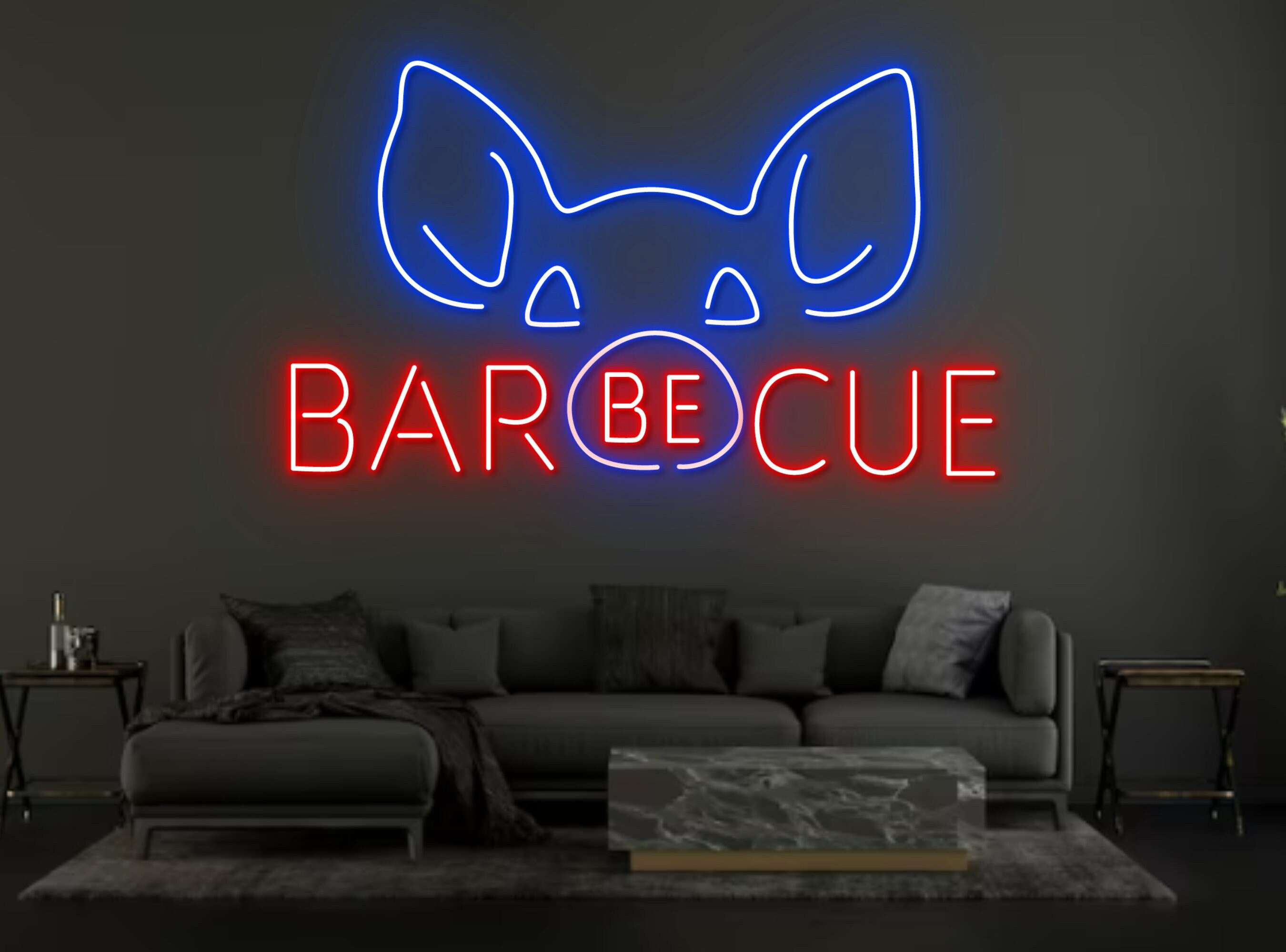 BBQ Restaurant Neon Sign Wall Decoration Gift