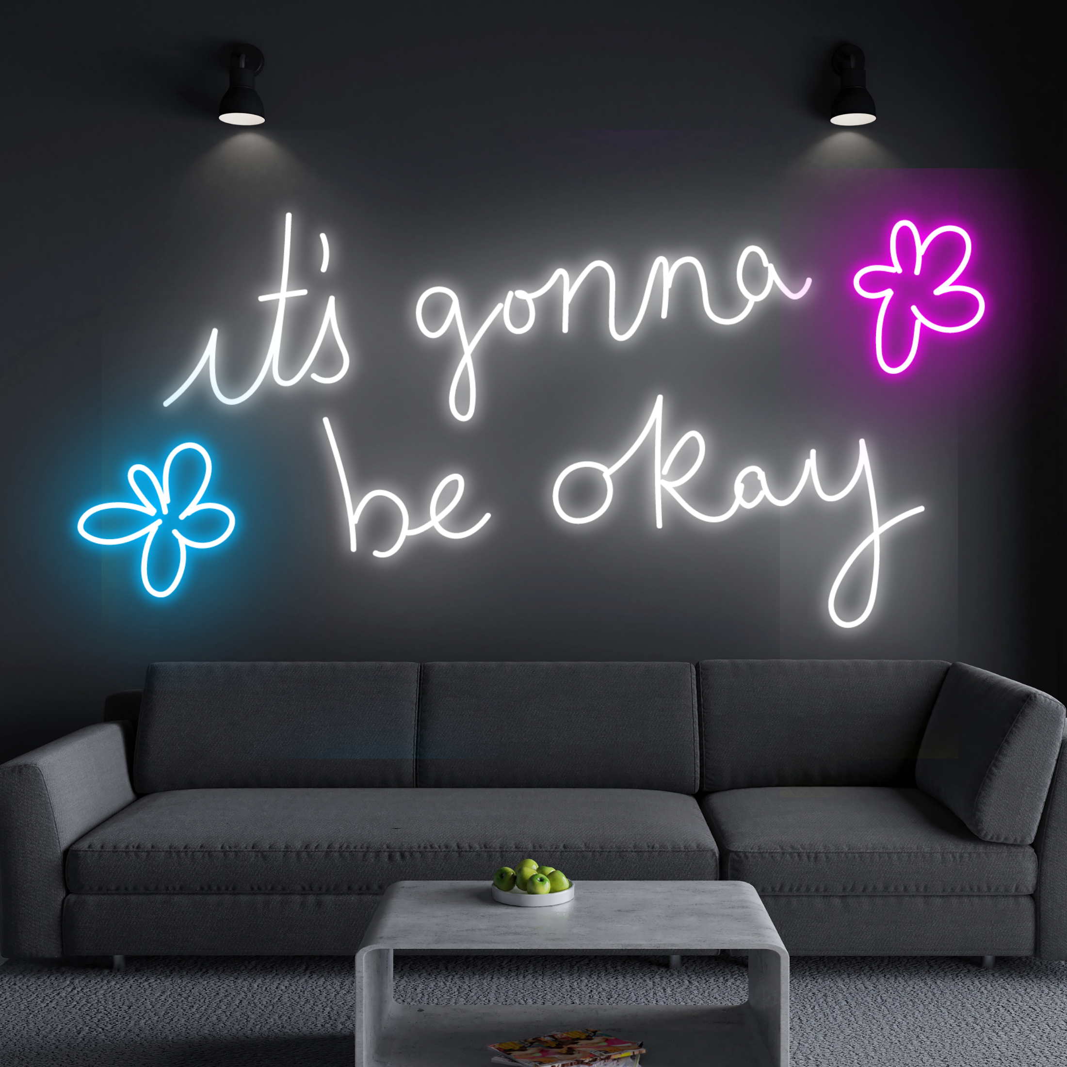 It's Gonna Be Okay Neon Sign Long-lasting Lights Wall Decor