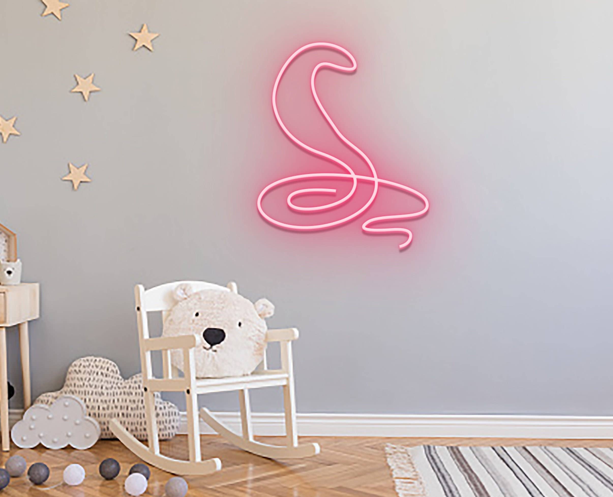 Snake Line Neon Signs Art Wall Decor