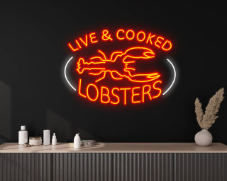 Seafood Restaurant Neon Sign Restaurant Wall Decor