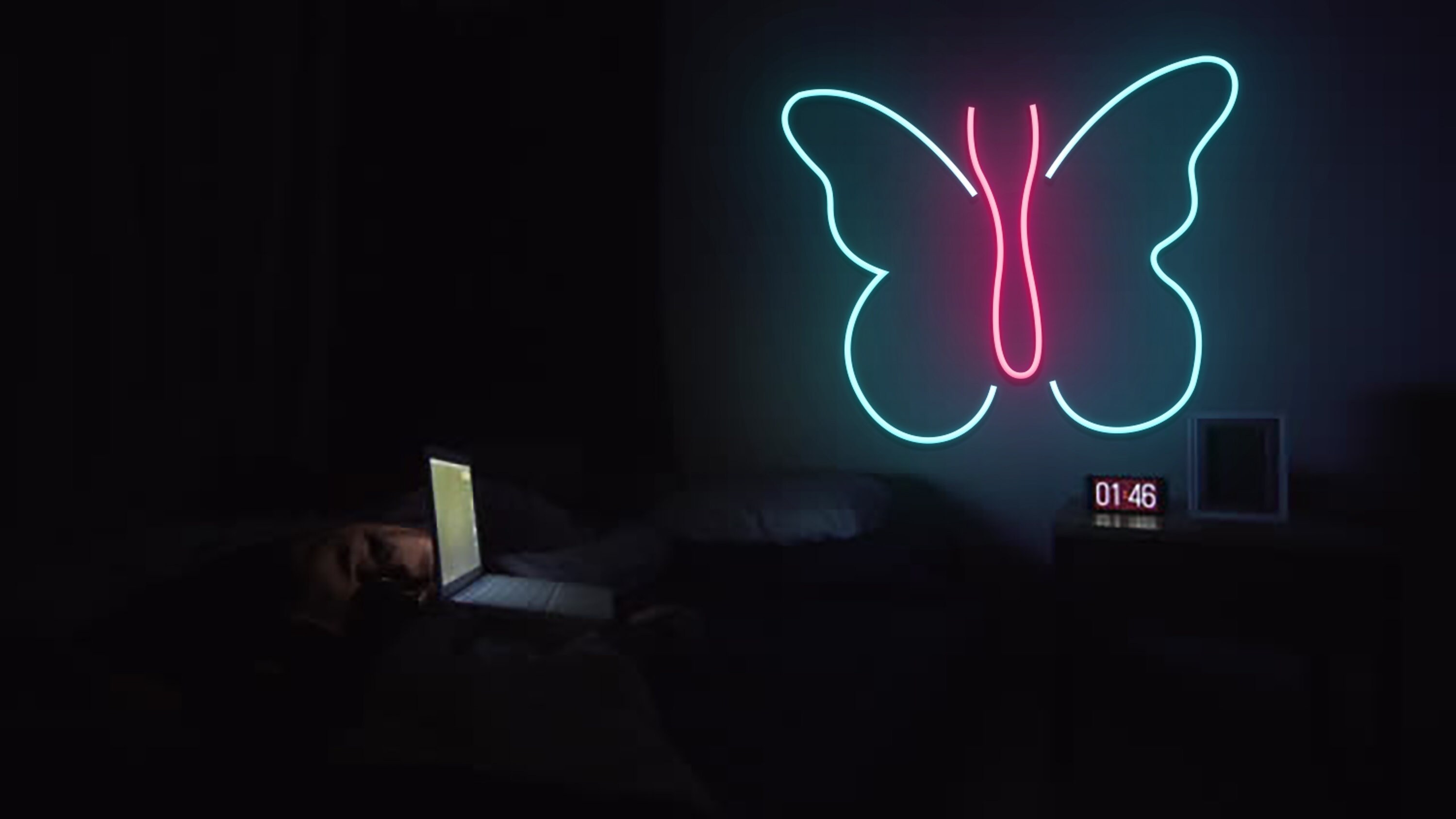 Butterfly Neon Sign Decoration Gift