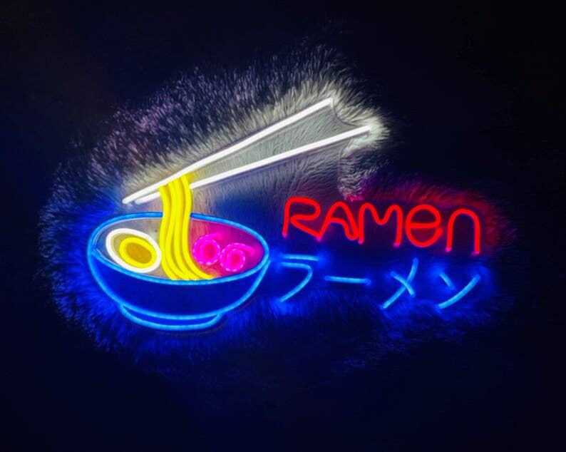 Ramen Neon Sign Japanese Noodle Led Sign Signboard