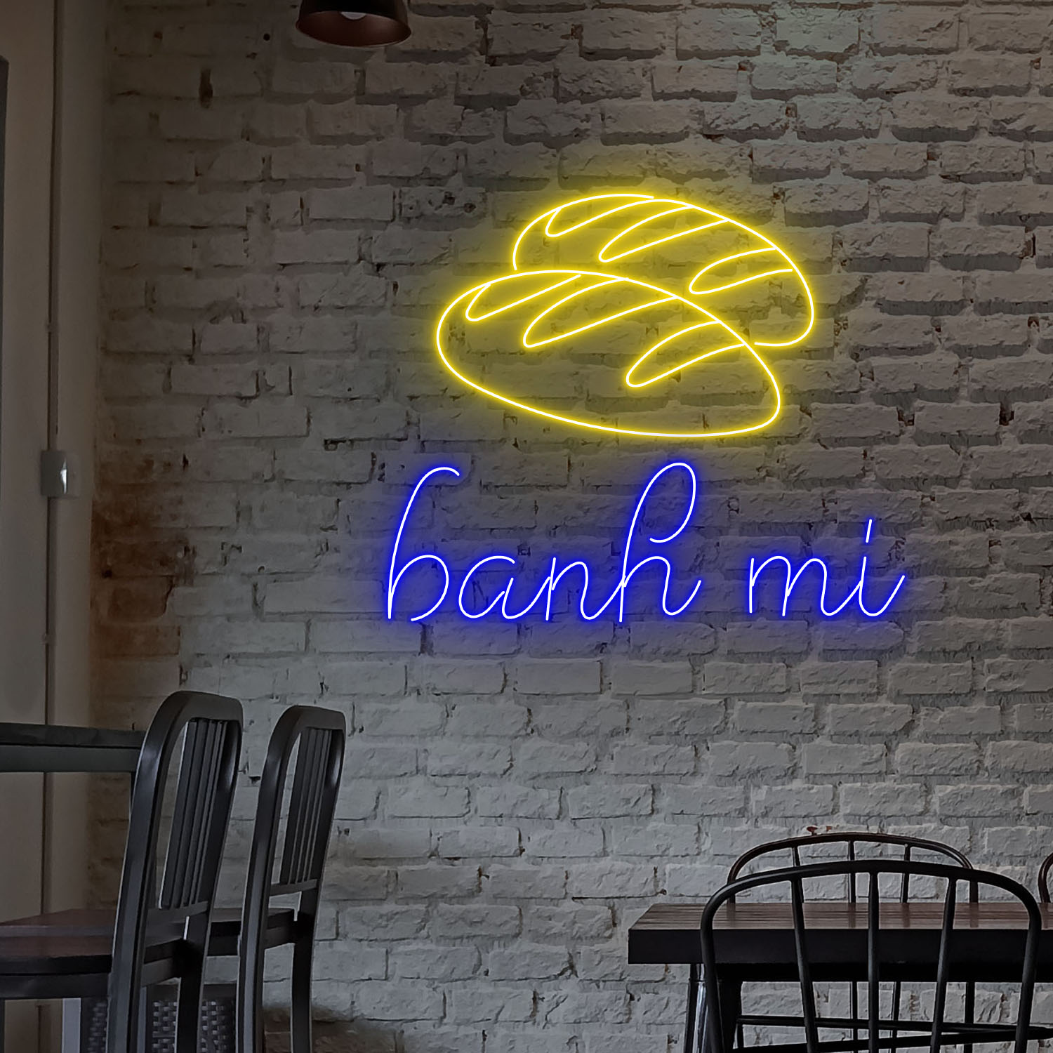 Banh Mi Neon Sign Vietnamese Food Restaurant Wall Decor