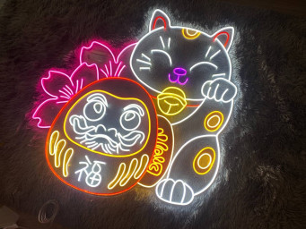 Lucky Cat Neon Signs
