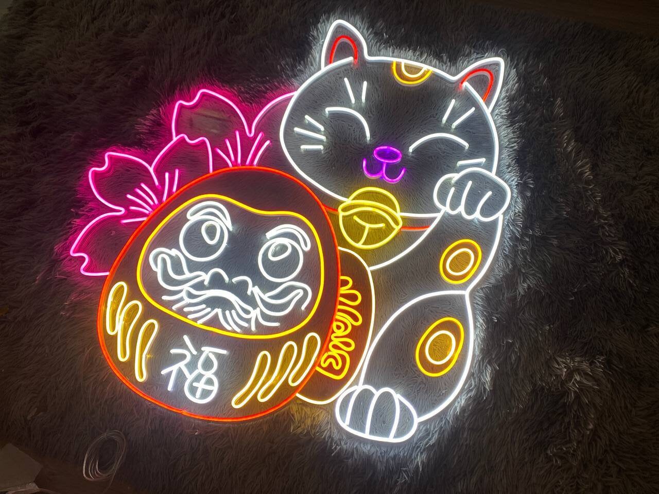 Lucky Cat Neon Signs